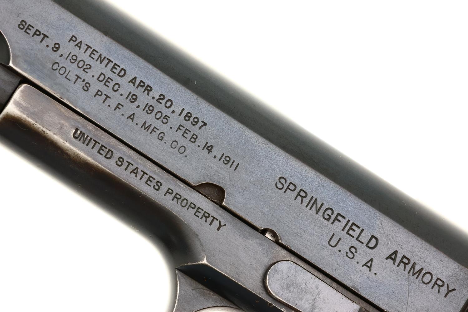 Springfield Armory 1911, Pistol, WWI, U.S. Military, 105874, FB02201 - Image 5