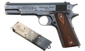 Springfield Armory 1911, Pistol, WWI, U.S. Military, 107582, FB02200