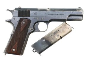 Springfield Armory 1911, Pistol, WWI, U.S. Military, 107582, FB02200