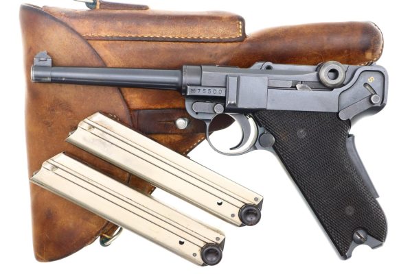 Very Late Production Bern 1929 Luger, WWII Era Swiss Military Rig, FB00072