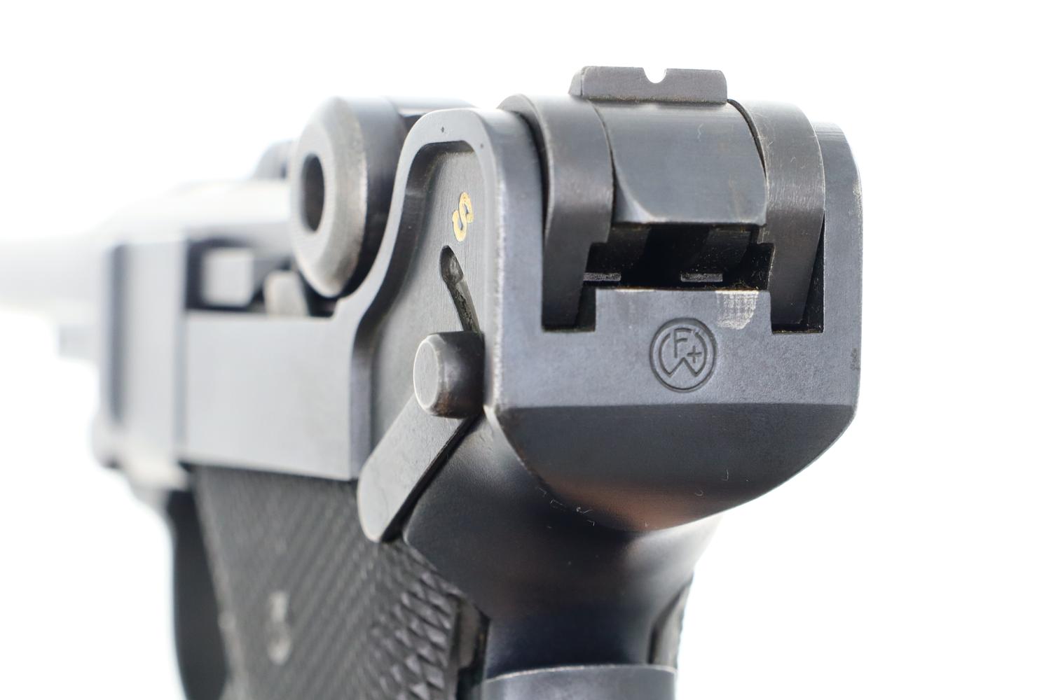 Very Late Production Bern 1929 Luger, WWII Era Swiss Military Rig, FB00072 - Image 5