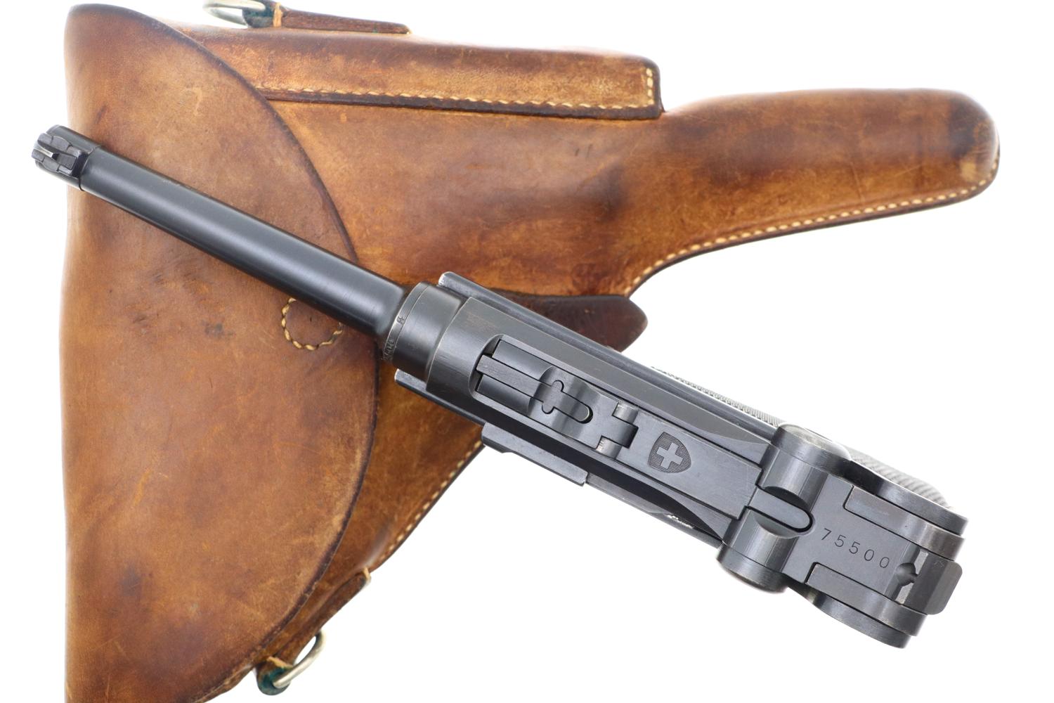 Very Late Production Bern 1929 Luger, WWII Era Swiss Military Rig, FB00072 - Image 6