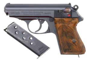 Walther PPK, Pre-war, 90 degree safety, "SS" Magazine, 9313379, FB01481