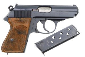 Walther PPK, Pre-war, 90 degree safety, "SS" Magazine, 9313379, FB01481