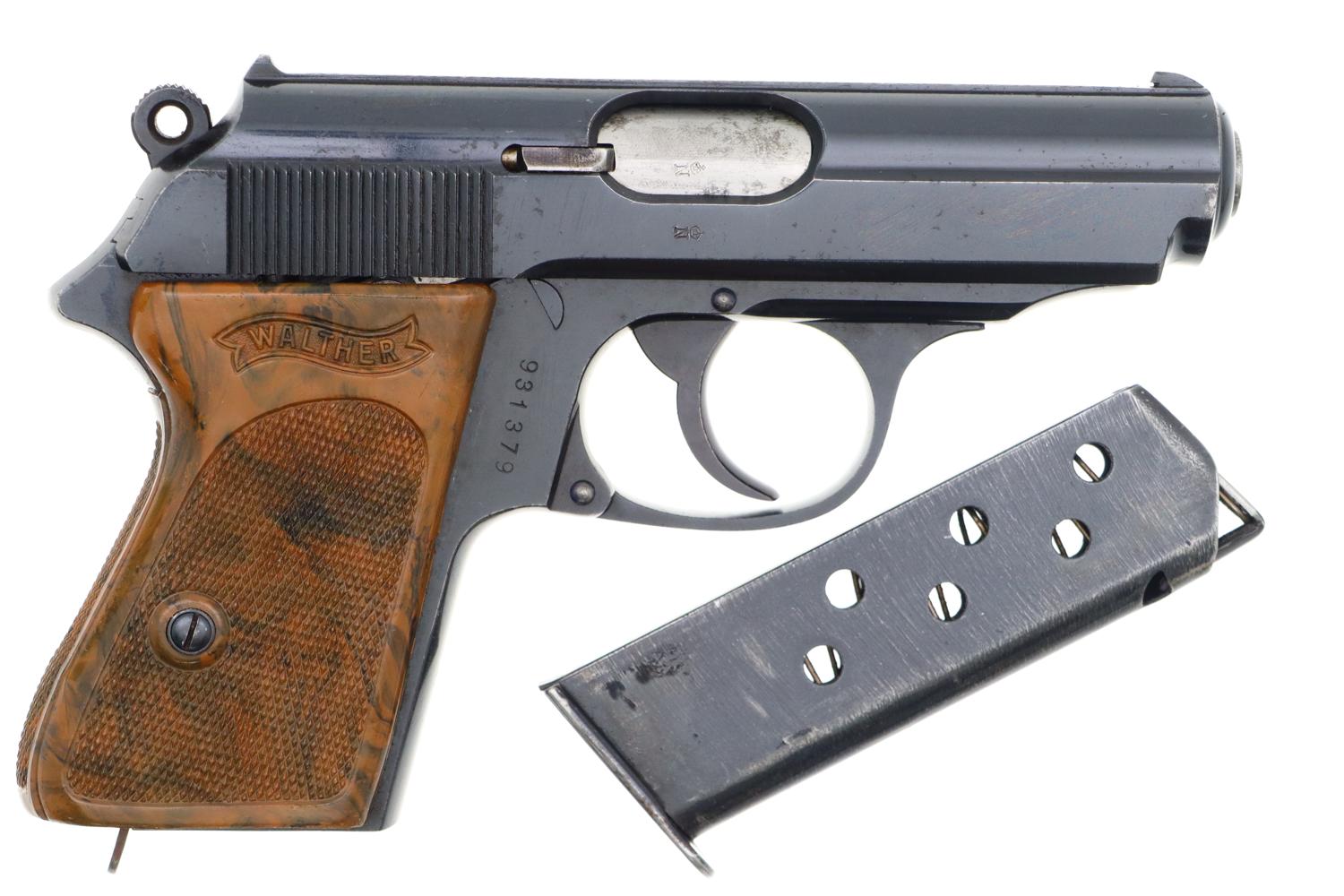 Walther PPK, Pre-war, 90 degree safety, "SS" Magazine, 9313379, FB01481 - Image 2