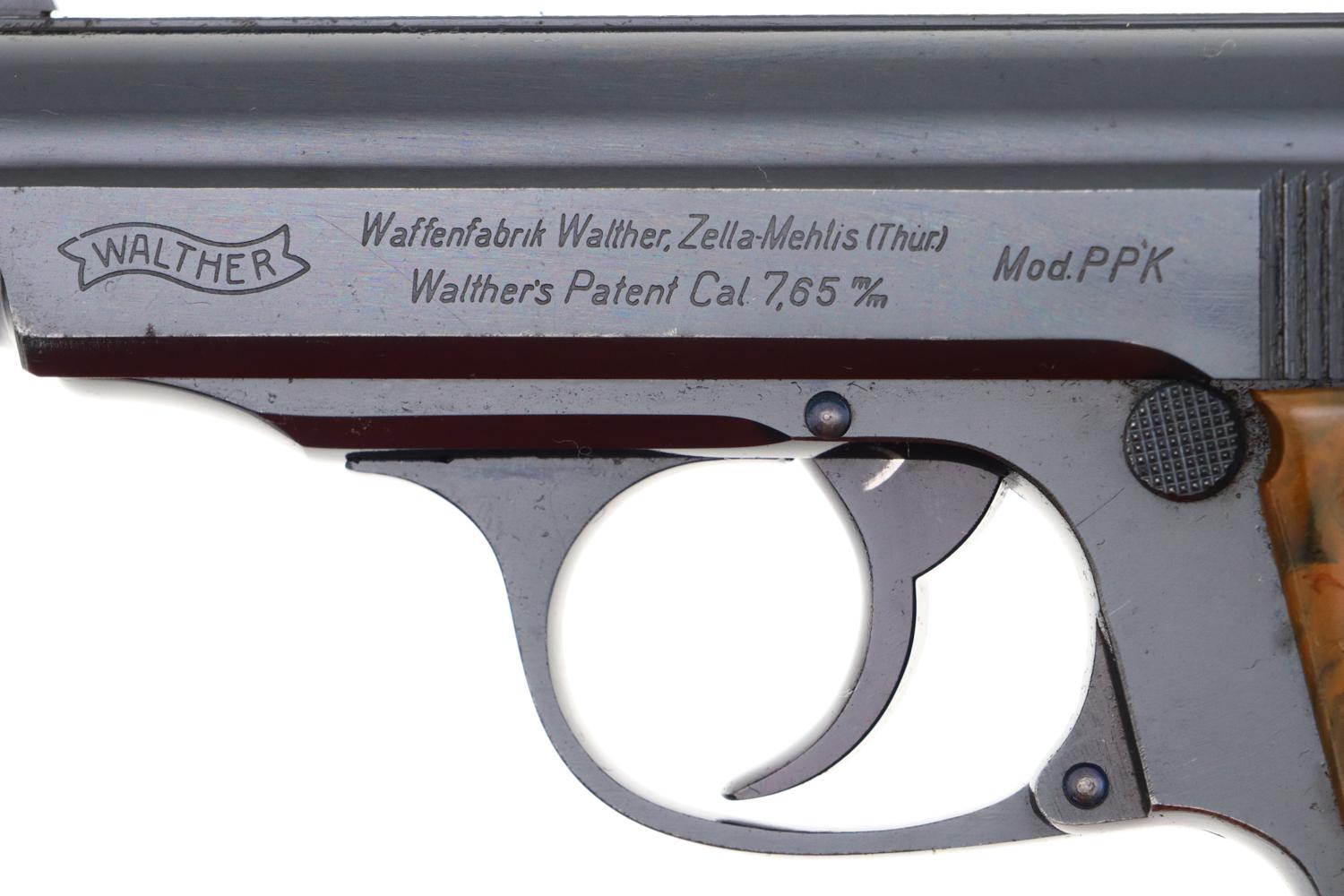Walther PPK, Pre-war, 90 degree safety, "SS" Magazine, 9313379, FB01481 - Image 3