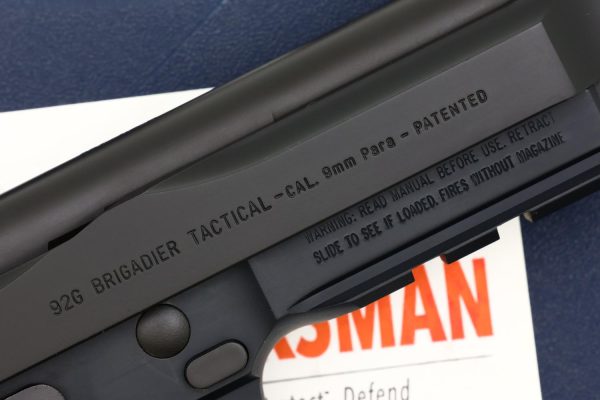 Beretta 92G Brigadier Tactical Pistol, as NIB, WC9559, FB02273 - Image 5