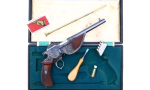 Bittner 1893 Repeating Pistol, Cased with Provenance, ANTIQUE, 192, O-239