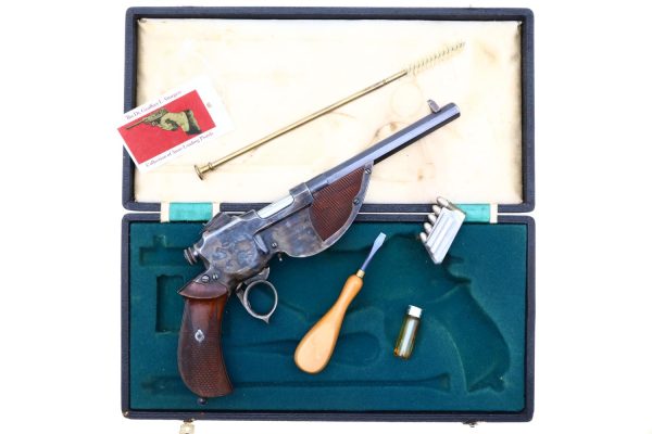 Bittner 1893 Repeating Pistol, Cased with Provenance, ANTIQUE, 192, O-239