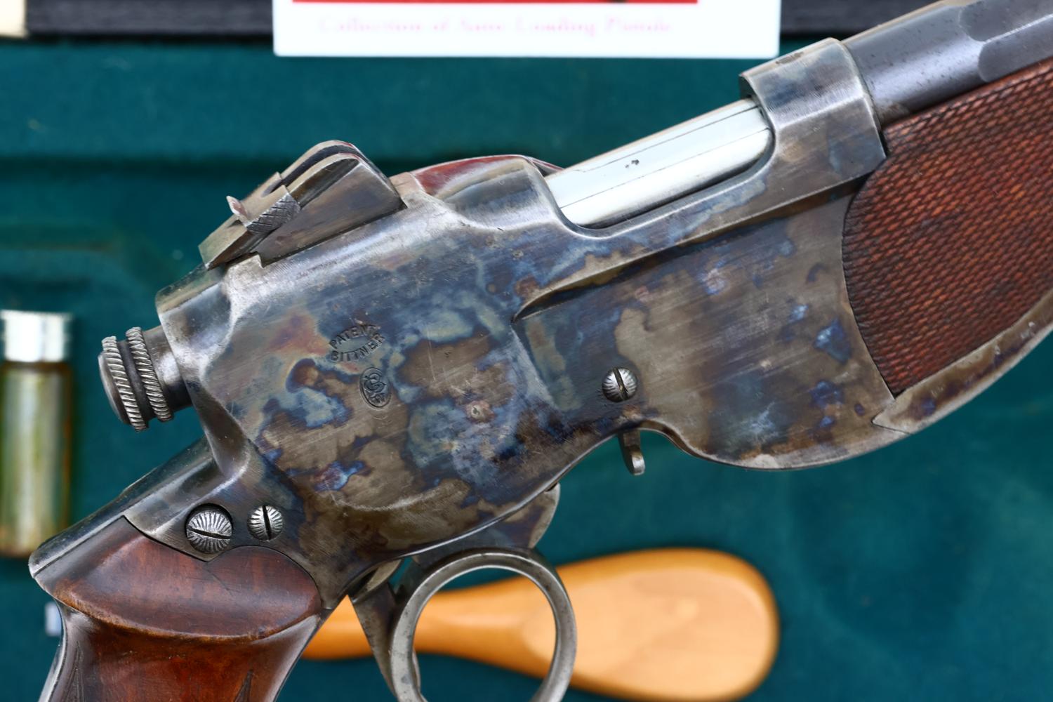 Bittner 1893 Repeating Pistol, Cased with Provenance, ANTIQUE, 192, O-239 - Image 5