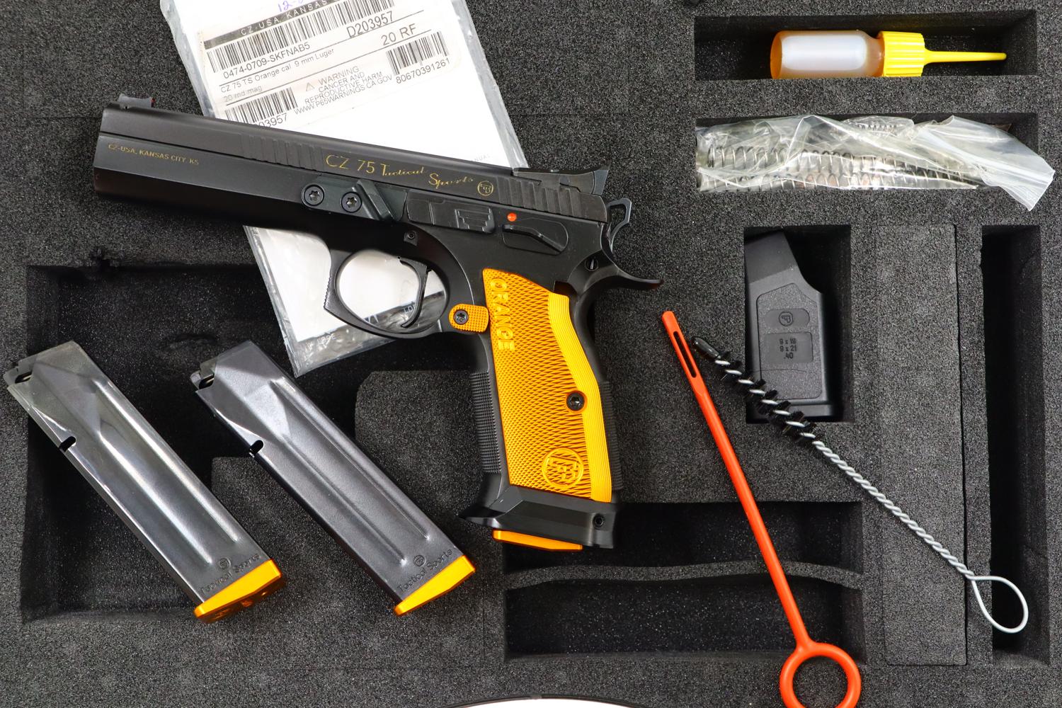 CZ 75 Tactical Sport Orange, Early Production, 9mmP, D203957, FB02288