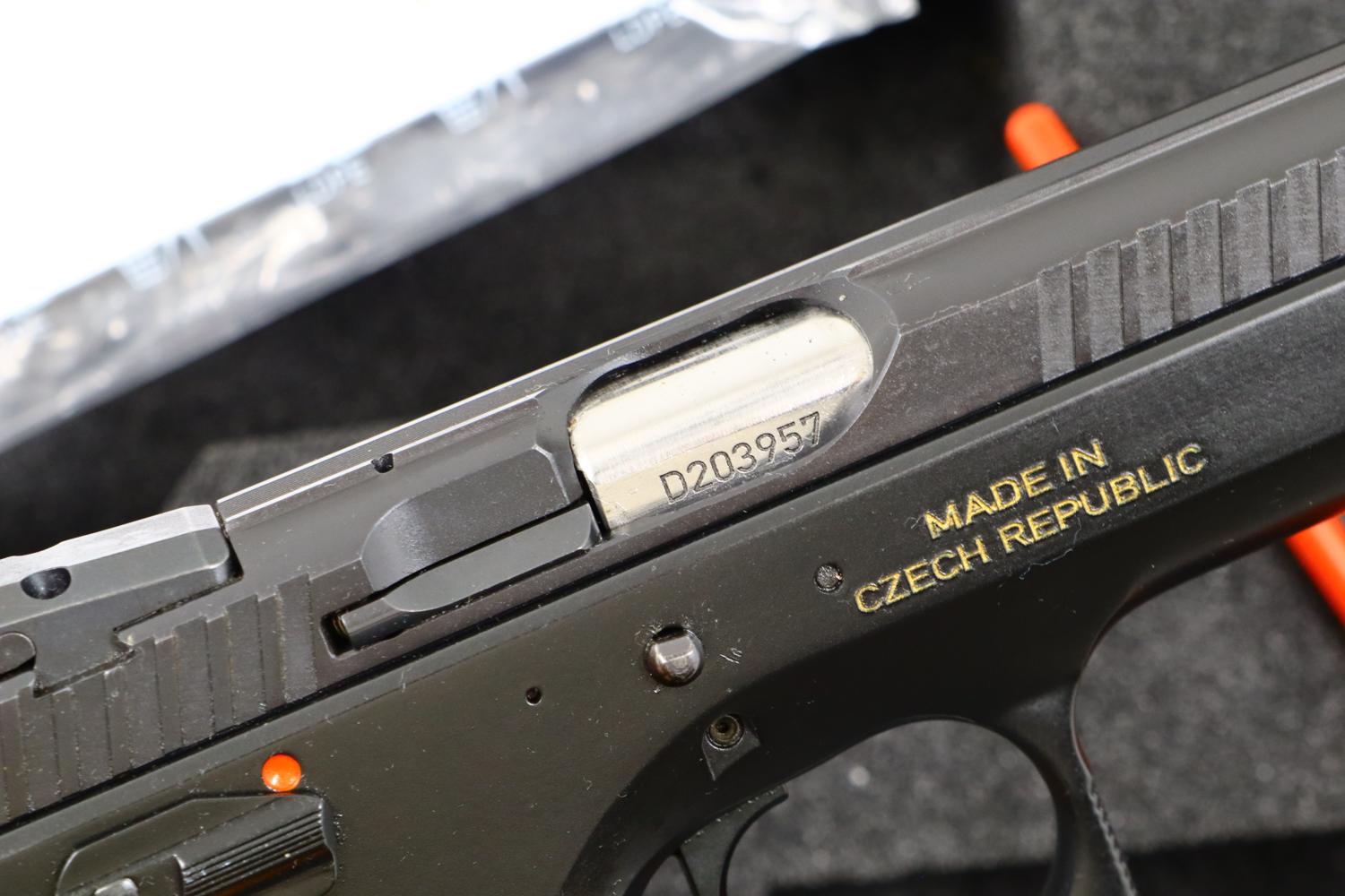 CZ 75 Tactical Sport Orange, Early Production, 9mmP, D203957, FB02288 - Image 4