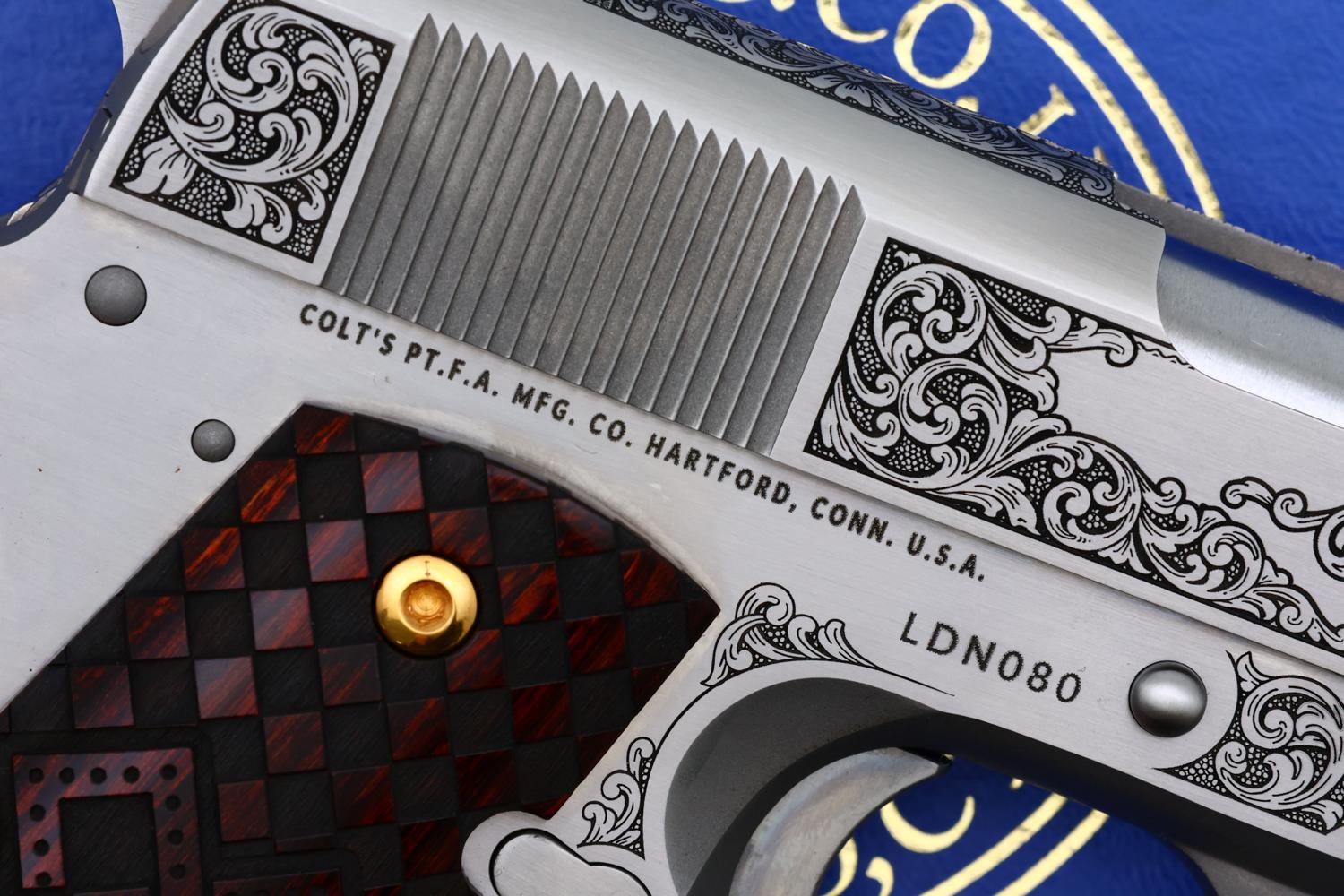 Colt Nimschke Engravers Series Government Model, NIB, LDN080, FB02265 - Image 6