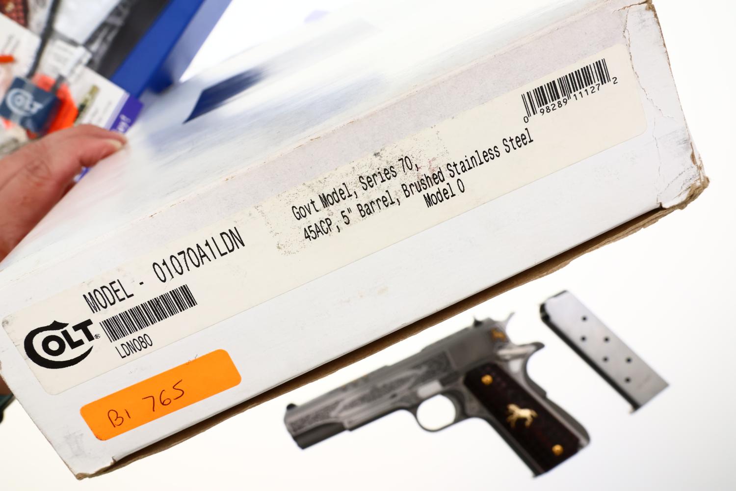 Colt Nimschke Engravers Series Government Model, NIB, LDN080, FB02265 - Image 14