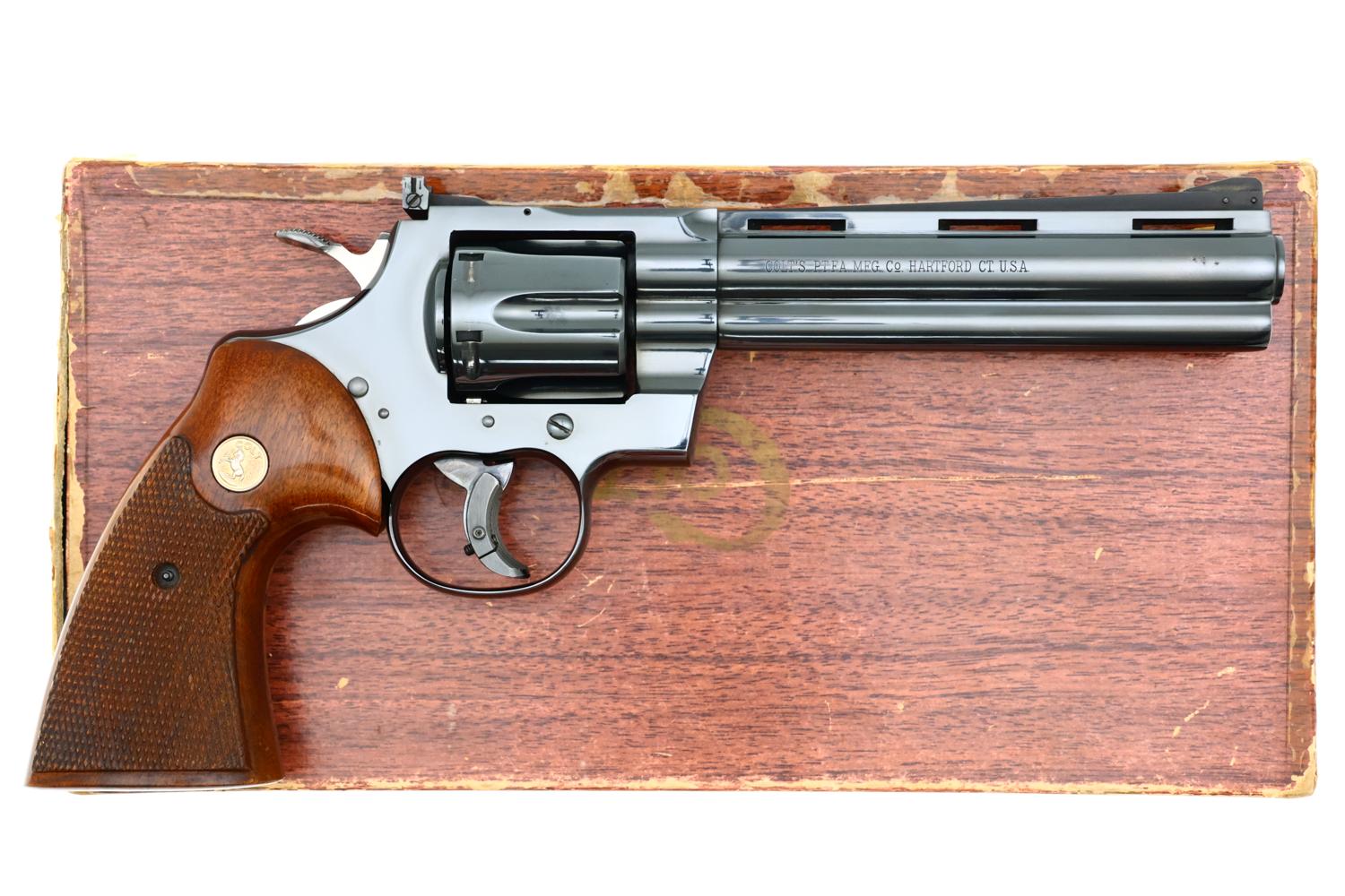 Colt Python, Early Production Revolver, Made 1959, Boxed, 7408, FB02280 - Image 2