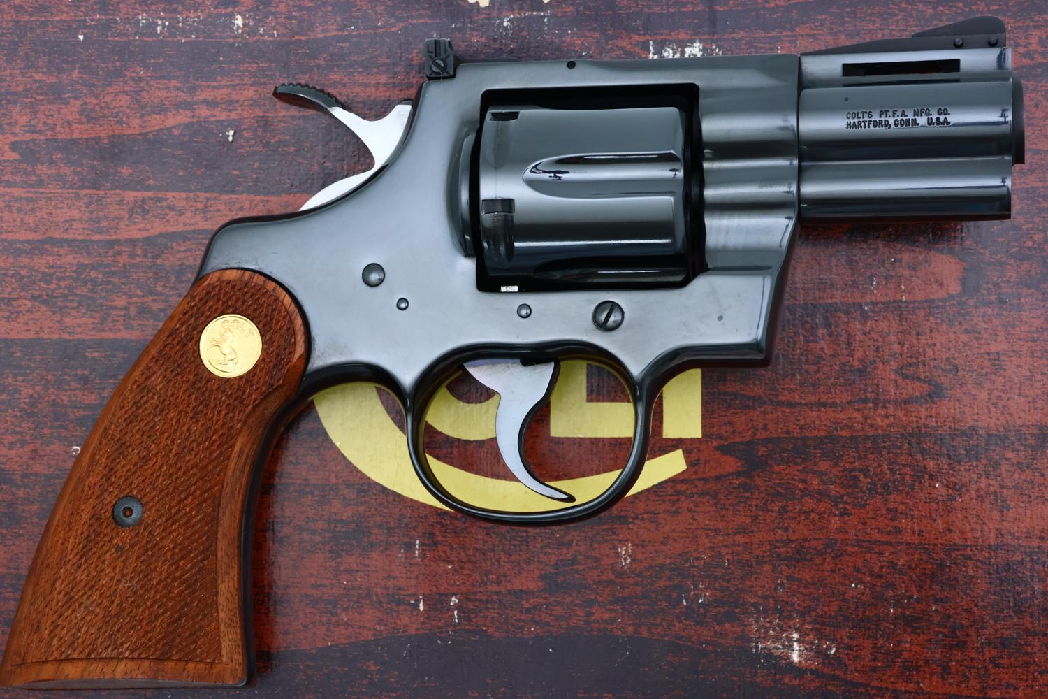 Colt Python, 2.5" Barrel, Blued Revolver, Boxed, K64632, FB02281 - Image 2