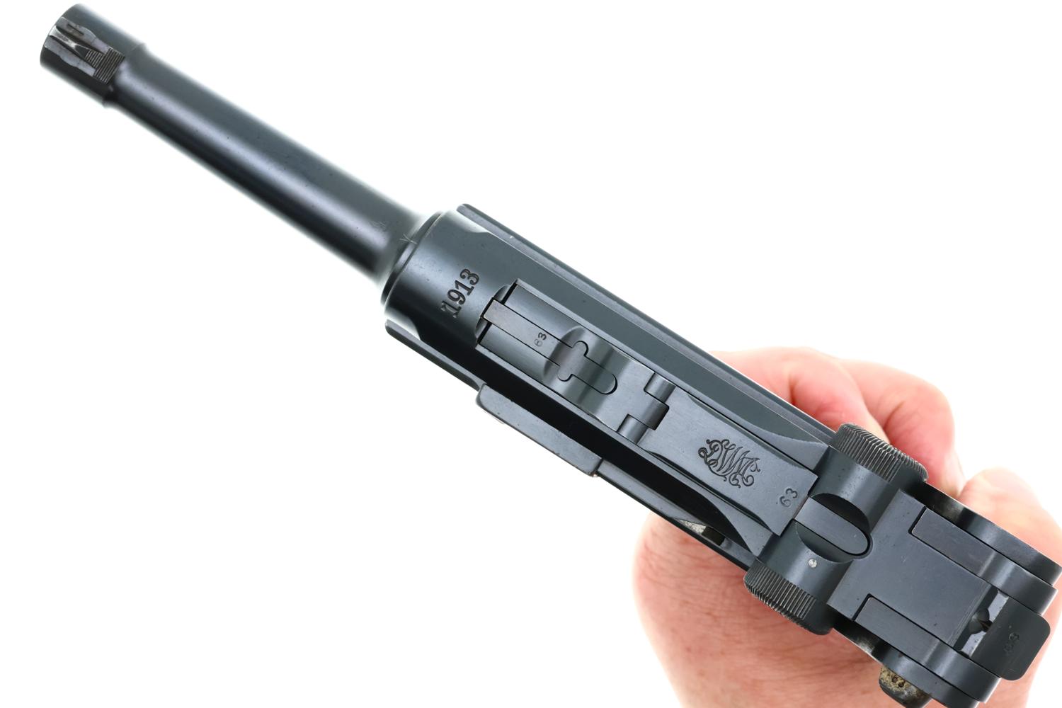 DWM 1908 Military 1913 Dated Luger Pistol, 263a, FB01973 - Image 2