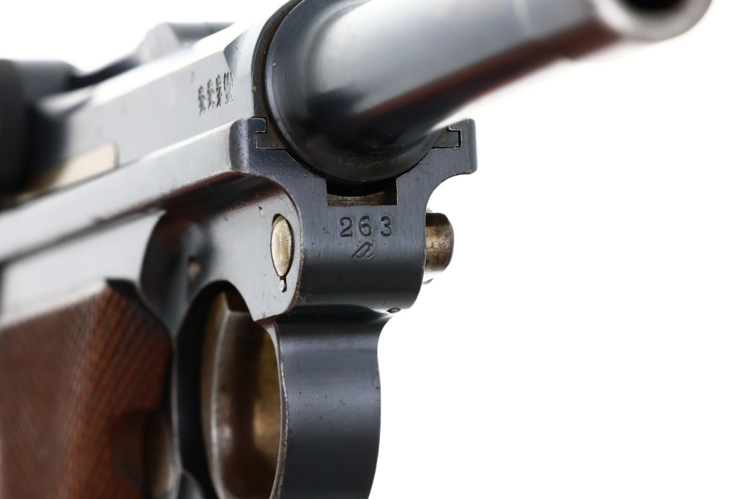 DWM 1908 Military 1913 Dated Luger Pistol, 263a, FB01973 - Image 13