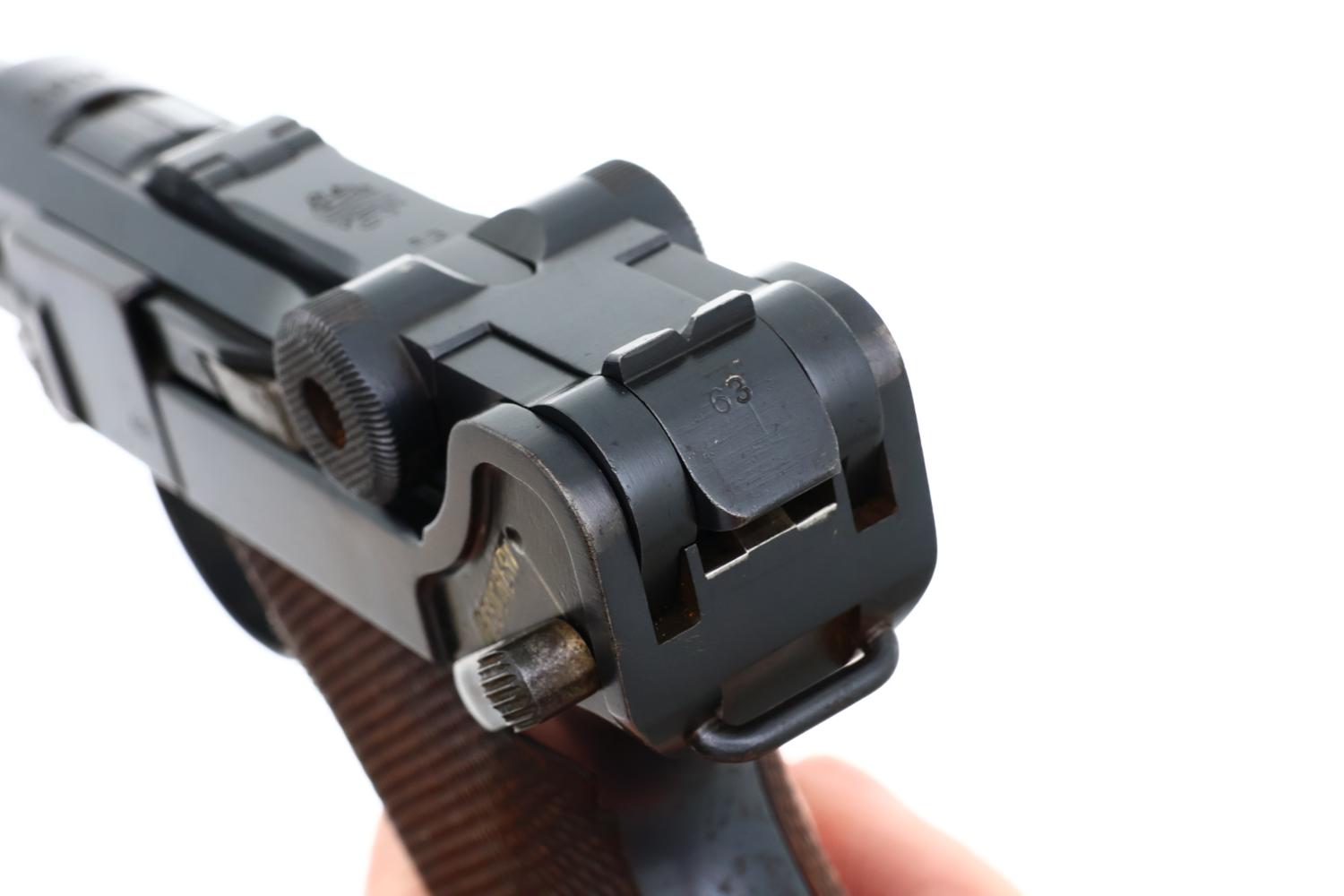 DWM 1908 Military 1913 Dated Luger Pistol, 263a, FB01973 - Image 14