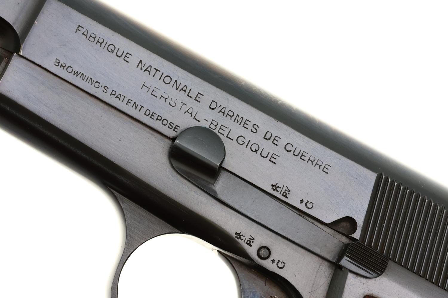 FN HP High Power, Early Postwar Commercial "A" prefix SN, A13745, FB01981 - Image 4