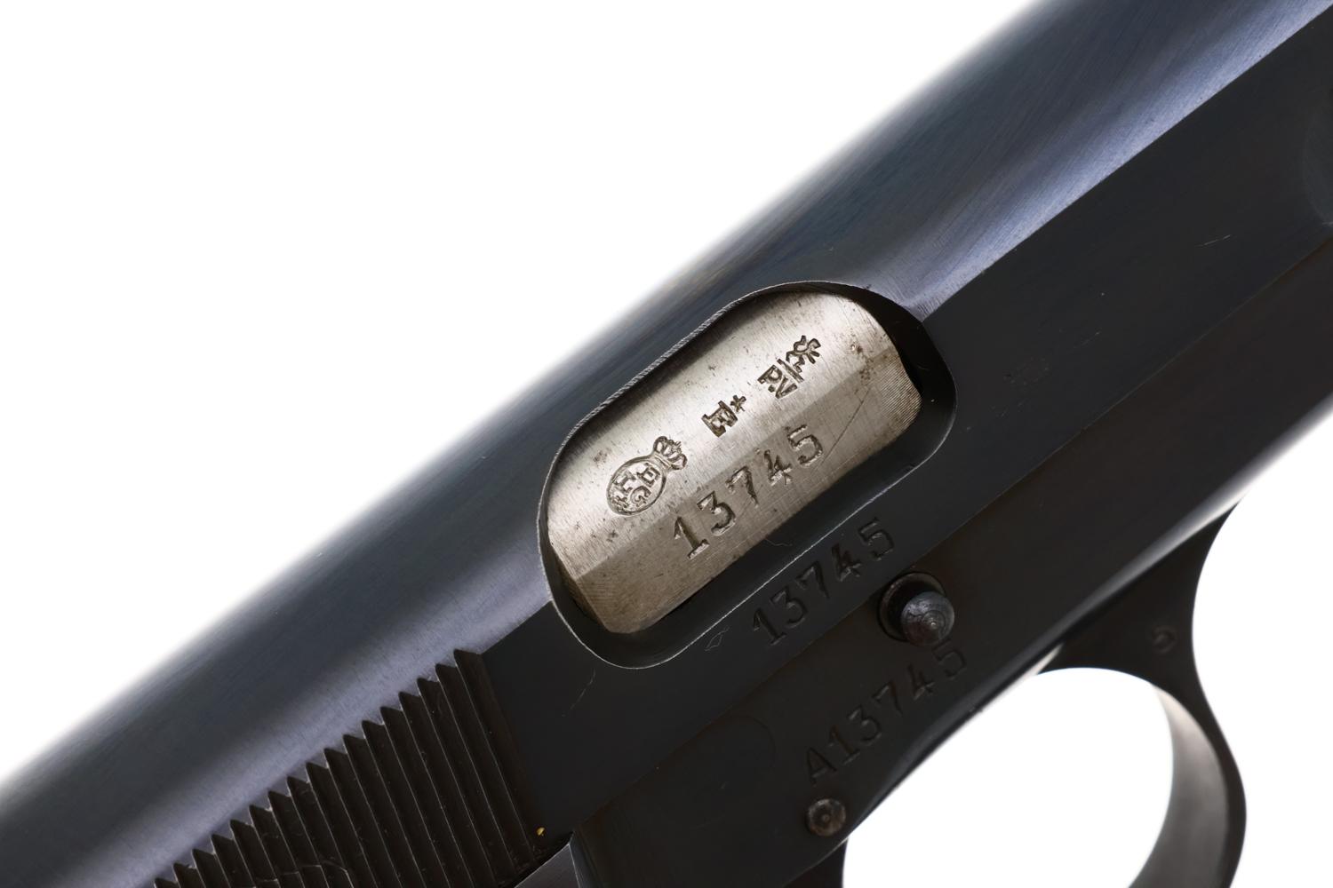 FN HP High Power, Early Postwar Commercial "A" prefix SN, A13745, FB01981 - Image 7