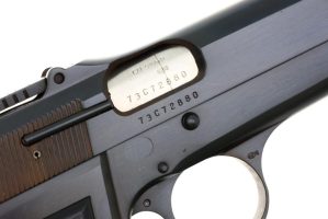 FN HP High Power Tangent Sight, Slotted Pistol, Pouch, 73C72880, FB01985