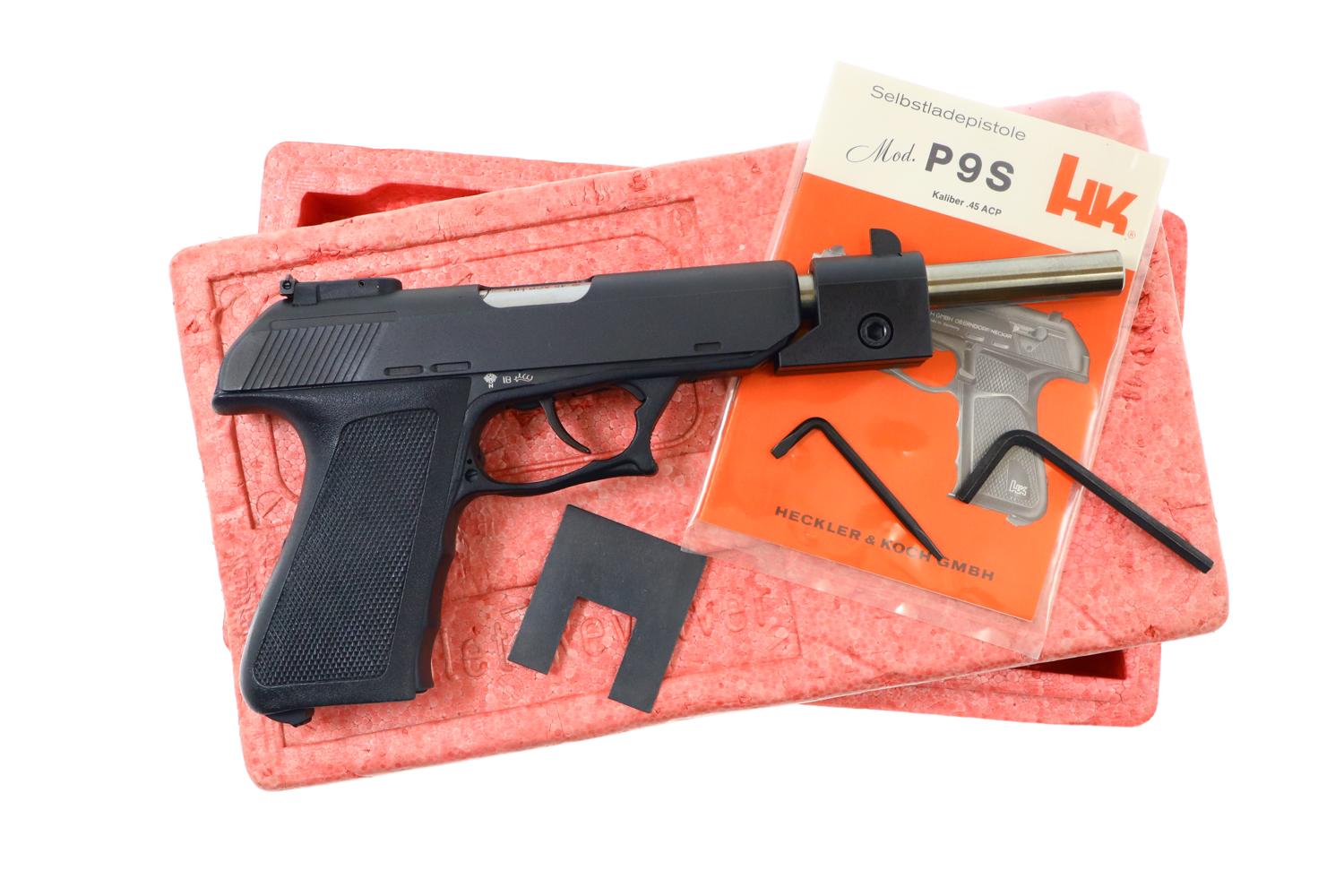 H&K P9S, Sport, .45ACP, Extended Bbl, Counterweight, #404400, FB02290 - Image 4