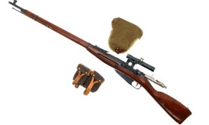 Izhevsk Mosin-Nagant Russian Sniper Rifle, Military, WWII, R18282, FB01969