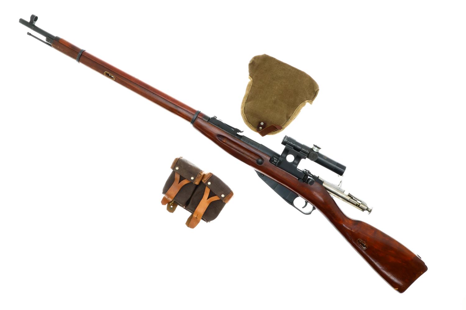 Izhevsk Mosin-Nagant Russian Sniper Rifle, Military, WWII, R18282, FB01969
