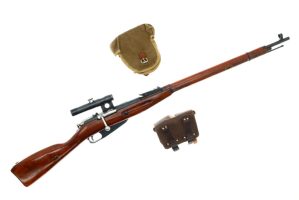 Izhevsk Mosin-Nagant Russian Sniper Rifle, Military, WWII, R18282, FB01969