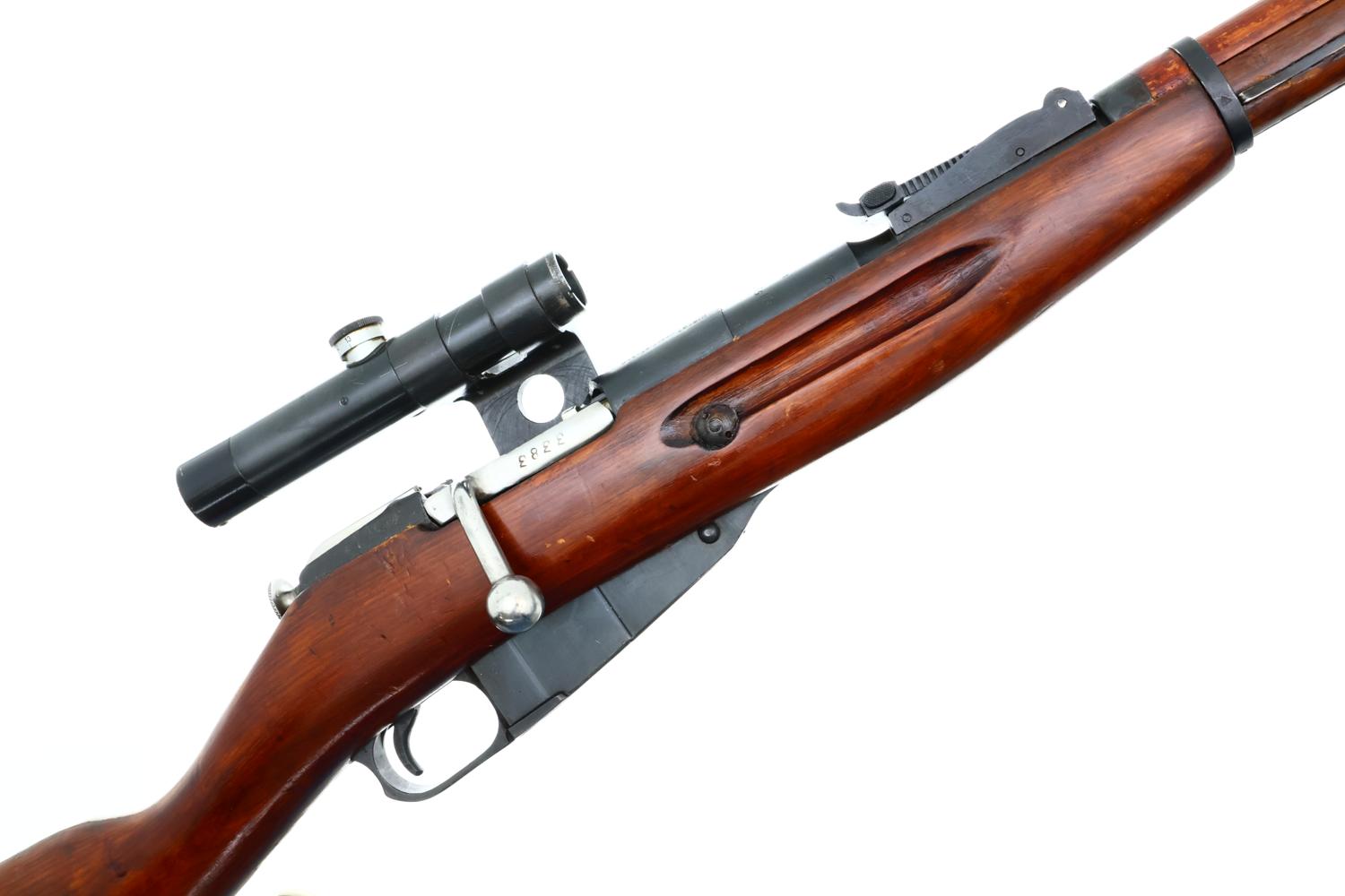 Izhevsk Mosin-Nagant Russian Sniper Rifle, Military, WWII, R18282, FB01969 - Image 4