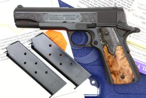 Lew Horton Special Colt Mk IV Series 70, Engraved, NIB, 73B2102, FB02259