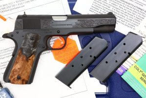 Lew Horton Special Colt Mk IV Series 70, Engraved, NIB, 73B2102, FB02259