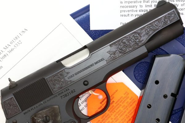 Lew Horton Special Colt Mk IV Series 70, Engraved, NIB, 73B2102, FB02259 - Image 5