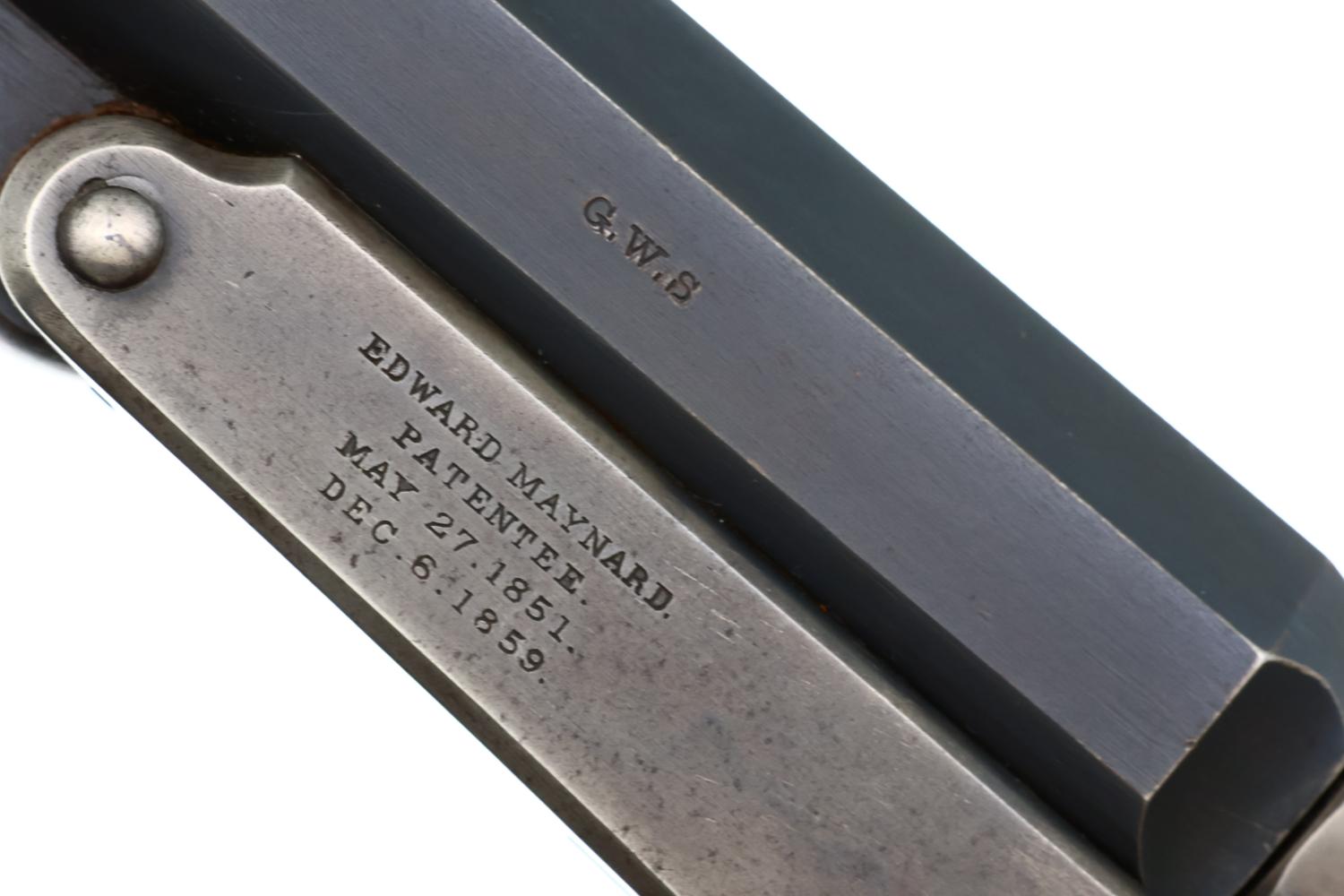 Mass. Arms, Maynard Percussion Carbine, Second Model, Military, 2524, O-232 - Image 13