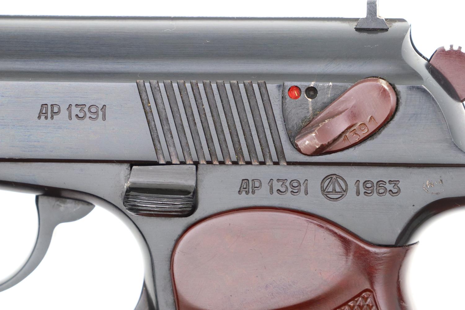 Russian, Izhevsk, Military Makarov, 1963 Dated, 1391, FB00383 - Image 4