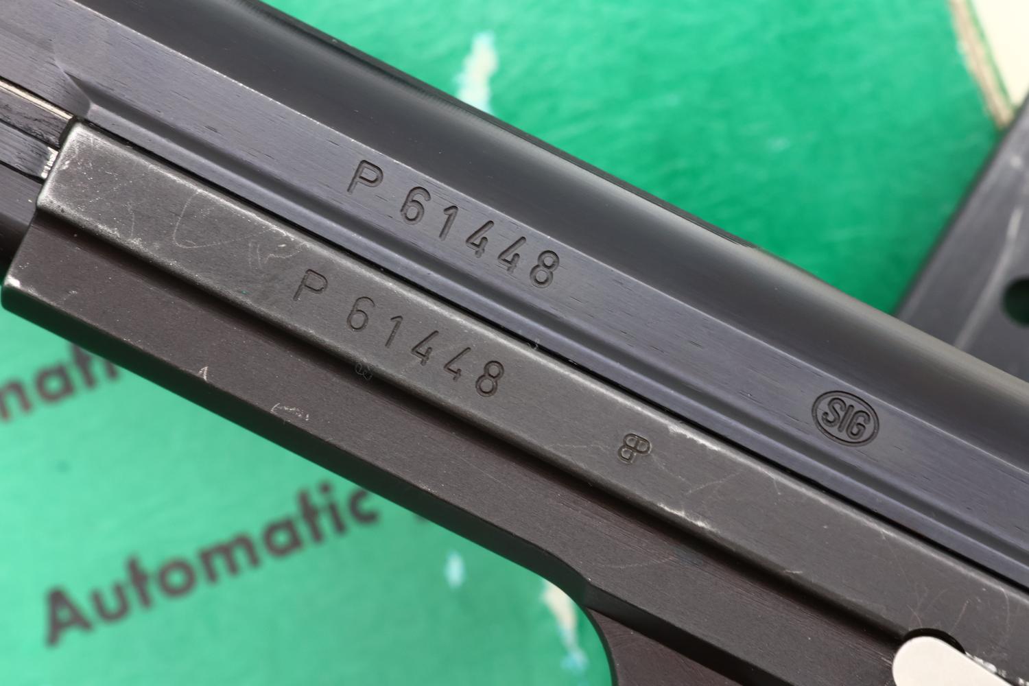 SIG P210-2 Commercial Pistol, Matching Green Box, P61448, FB02034 - Image 4