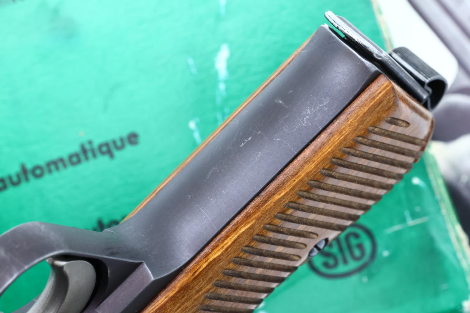 SIG P210-2 Commercial Pistol, Matching Green Box, P61448, FB02034 - Image 6