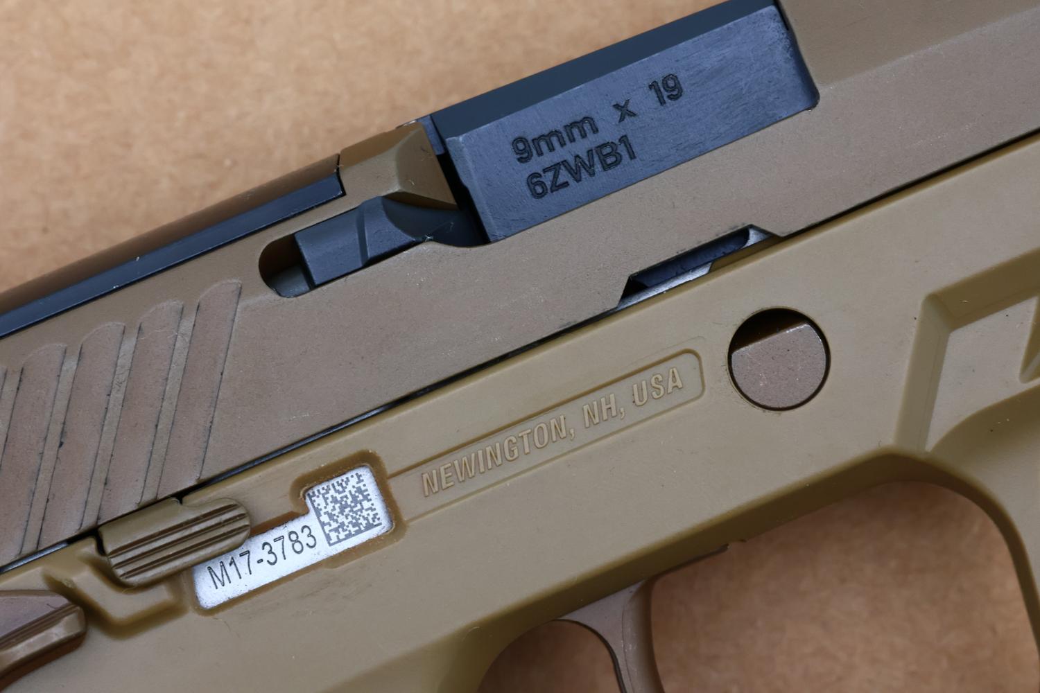 Sig Sauer P320 M17 Commemorative Pistol, 9mmP,  NIB, M17-3783, FB02284 - Image 8