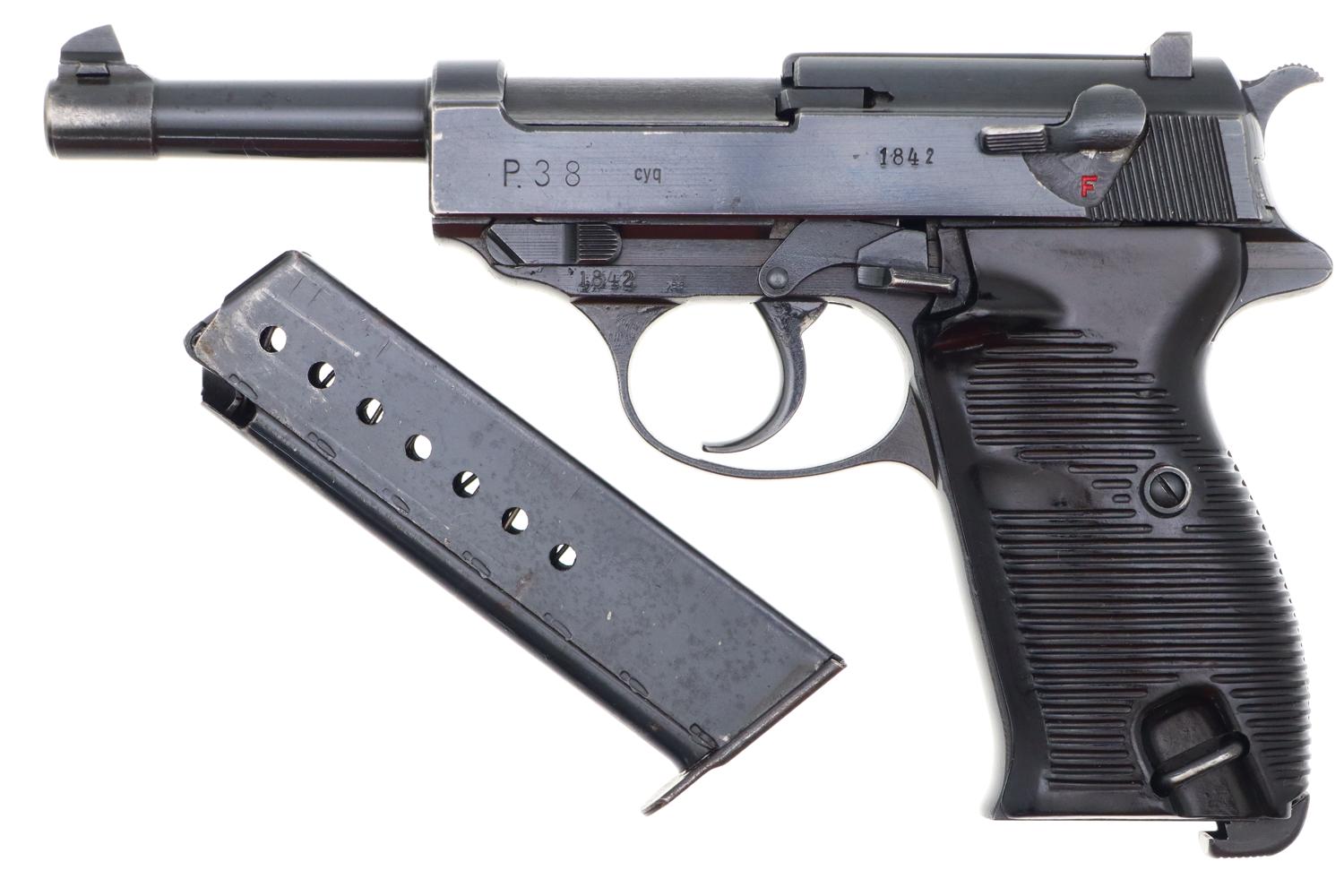 Spreewerk P38, WWII German Military, Early Production, 1842, FB01488