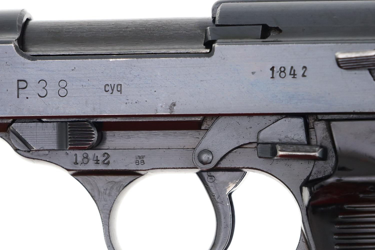 Spreewerk P38, WWII German Military, Early Production, 1842, FB01488 - Image 2