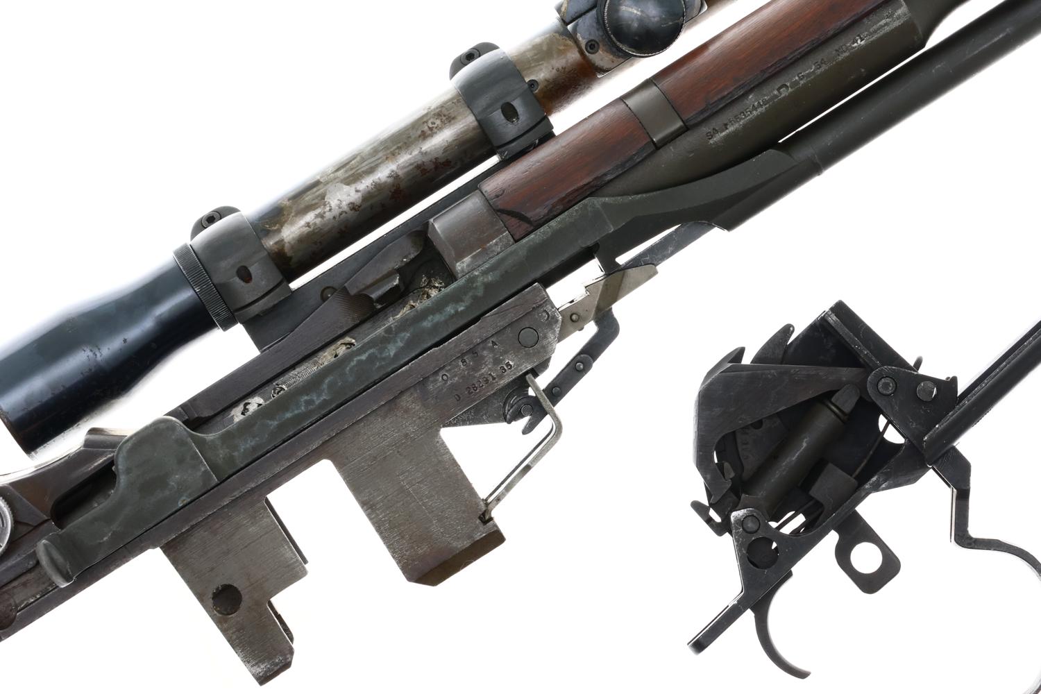 Springfield Armory M1C Garand Sniper Rifle, SA-52 Rebuild, 3615711, FB01741 - Image 6