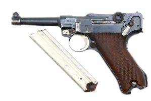 Erfurt Luger, German WWI Military, Unit Marked, 9688t, FB02239