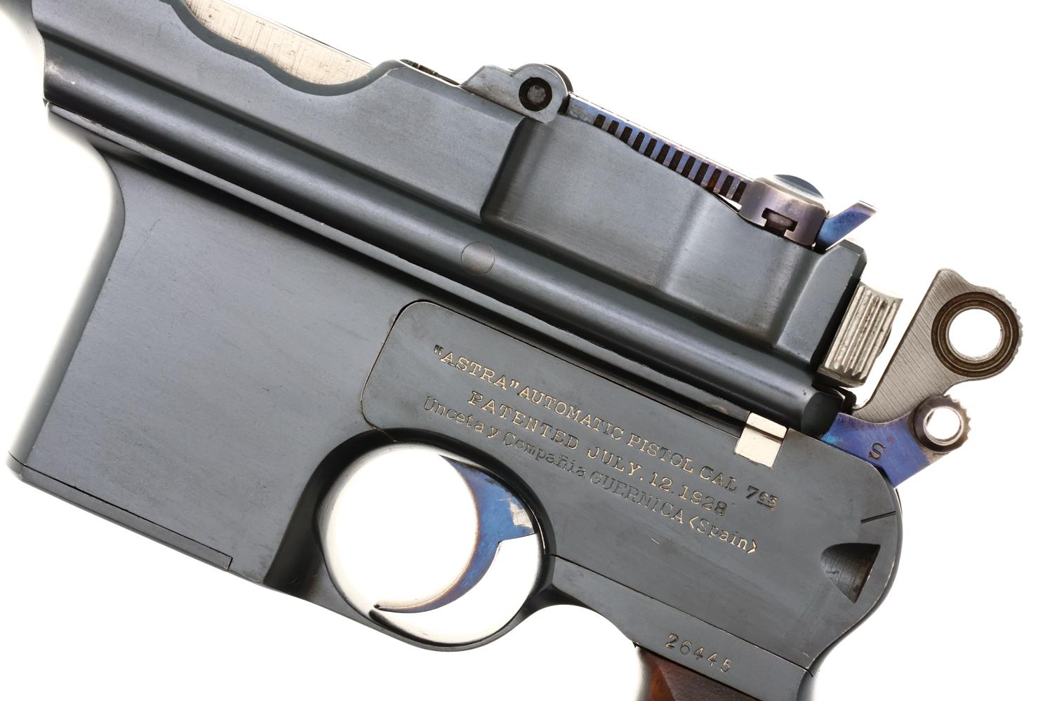 Astra 900 Spanish Broomhandle C96 Pistol, 7.63mm, 26445, FB01977 - Image 2