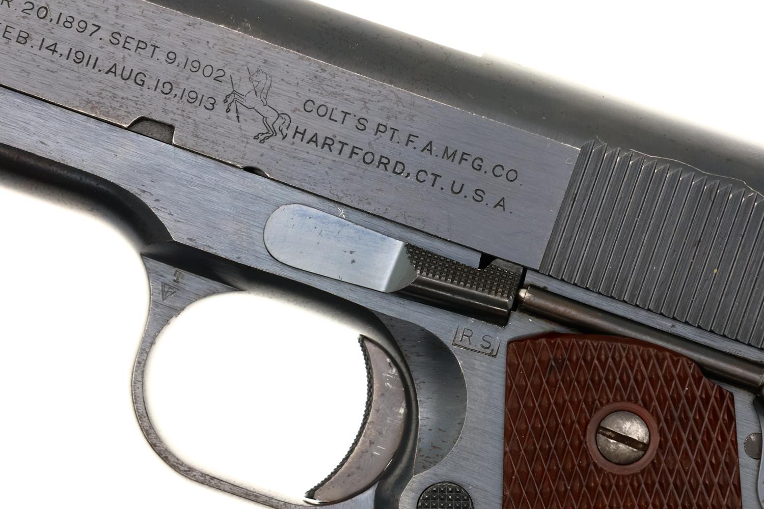 Colt, Blued 1911A1 Military Pistol, Made 1941, 732830, FB02178 - Image 2