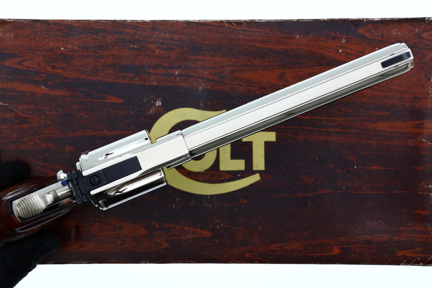 Colt Diamondback Revolver, 6" Nickle finish, .22LR, Boxed, R56816, FB02279 - Image 9