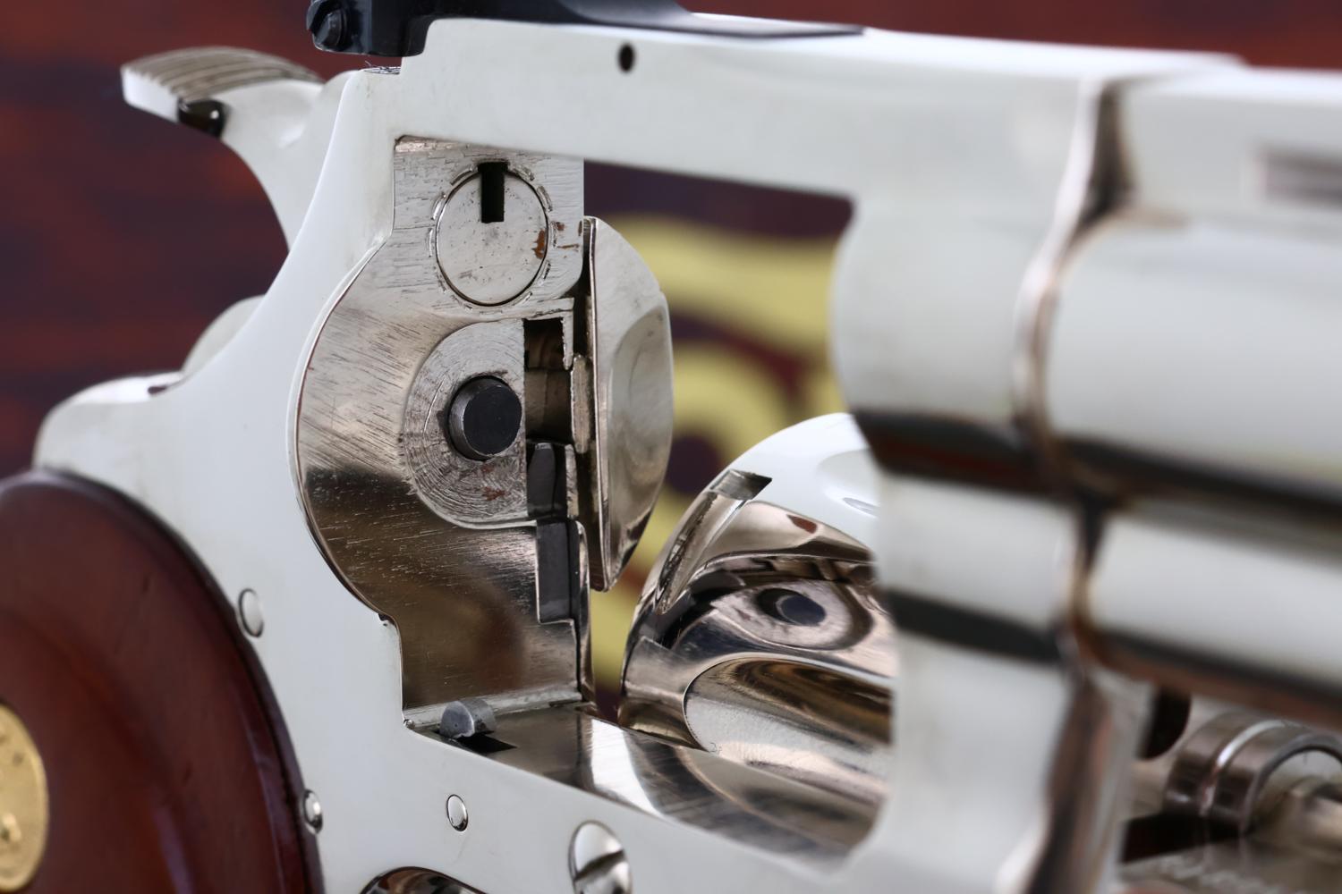 Colt Diamondback Revolver, 6" Nickle finish, .22LR, Boxed, R56816, FB02279 - Image 14