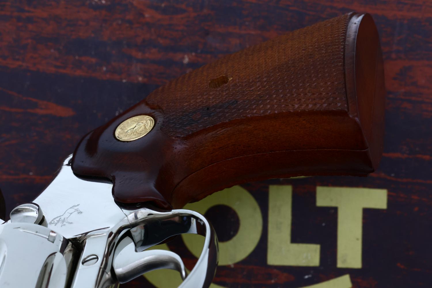 Colt Diamondback Revolver, 6" Nickle finish, .22LR, Boxed, R56816, FB02279 - Image 16