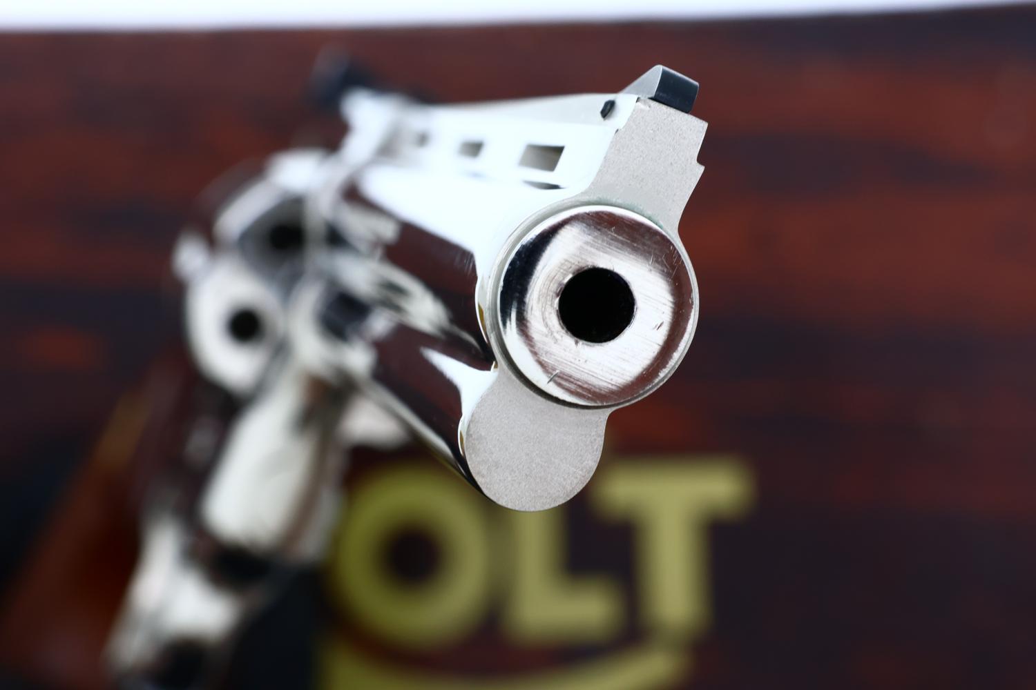 Colt Diamondback Revolver, 6" Nickle finish, .22LR, Boxed, R56816, FB02279 - Image 18