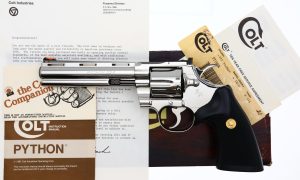 Colt Python, Brite Stainless Steel, Matching Box, T42557, FB02282